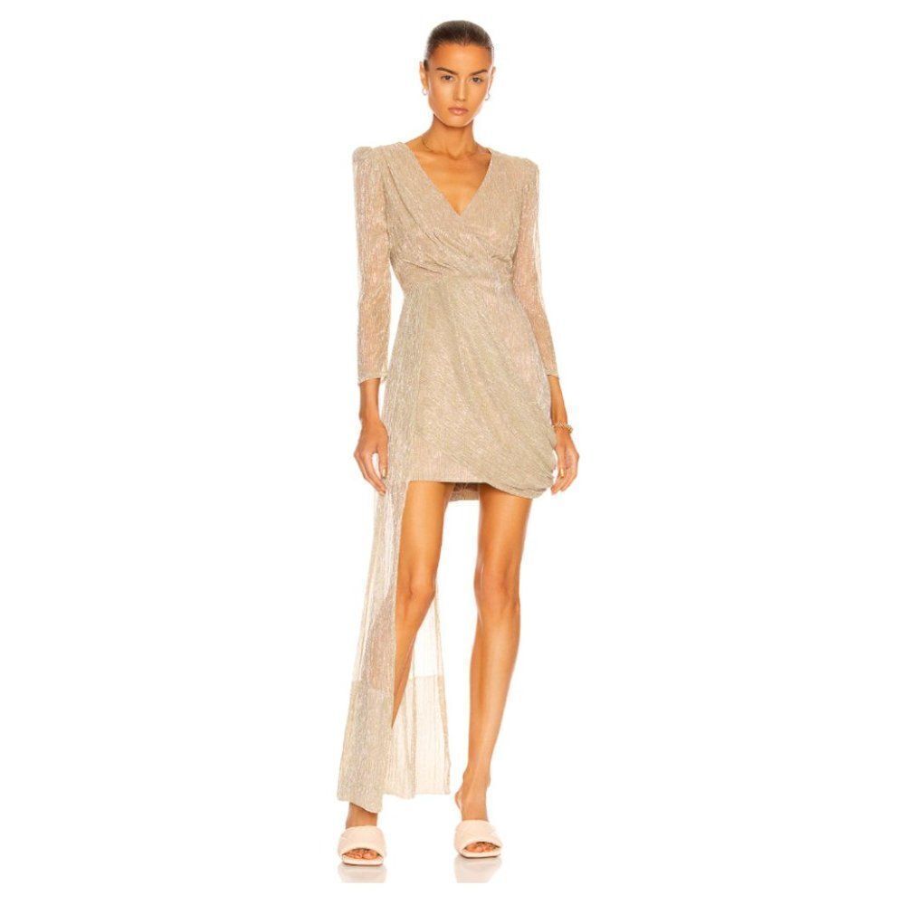 Patbo Lurex Draped Mini Dress - Worn Once!